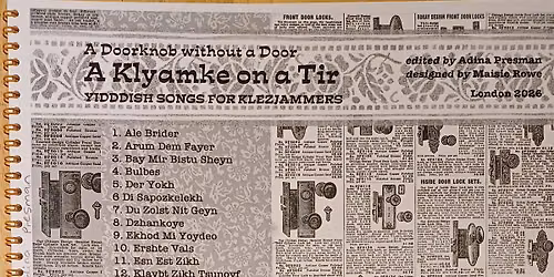 Yiddish Singalong - 'Sing the Songbook'