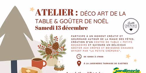 Atelier : Centre de Table