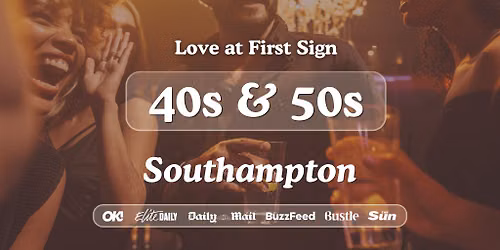 40s & 50s Singles Night @ Turtle Bay Soton| Love at First Sign