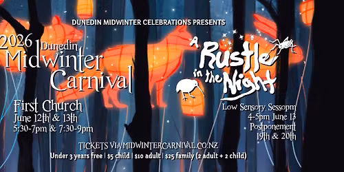 Dunedin Midwinter Carnival 2026 - A Rustle in the Night