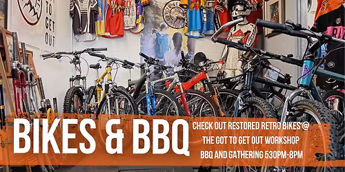 Bikes and BBQ @ Got To Get Out Workshop for #Biketober