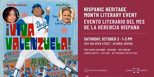 Hispanic Heritage Month Literacy Event at 31st Ave Open Street