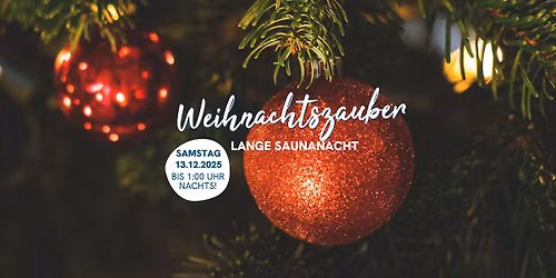 Lange Saunanacht "Weihnachtszauber"