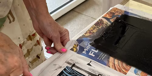 Christmas Lino Printing Workshop at the Secret Garden 