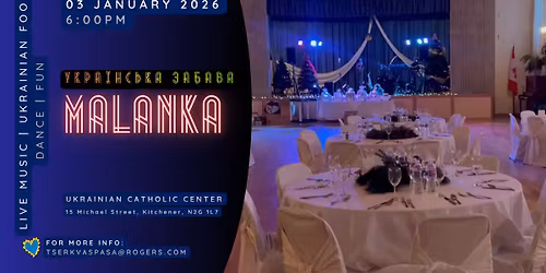 Malanka - 2026: Ukrainian New Year Celebration!
