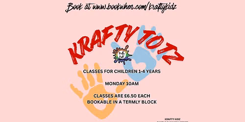 Krafty Totz (1-4 years) Monday class