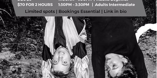 HANDSTAND WORKSHOPS - With international coaches Steph Mouat & Camille Bontout