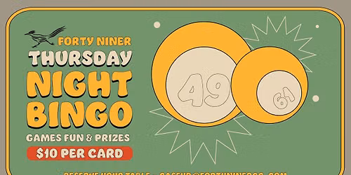 Thursday Night Bingo