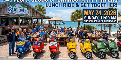 Vespa Trip to the Beachcomber Trading Post in Englewood