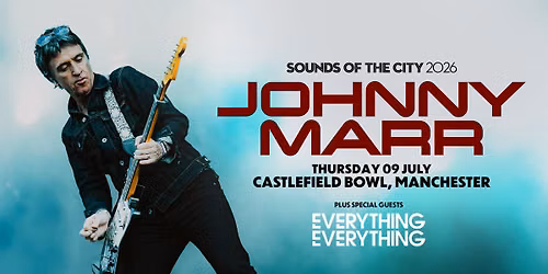 Johnny Marr - Sounds of the City Manchester Tickets