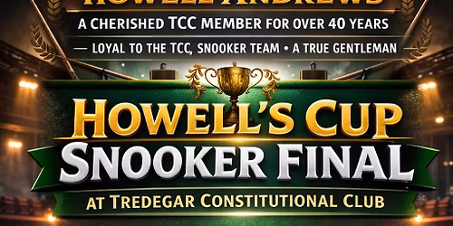 Howell\u2019s Snooker Cup Final 2026