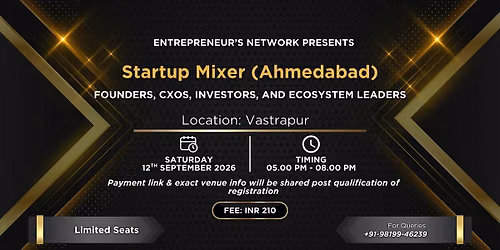 Startup Mixer (Ahmedabad)