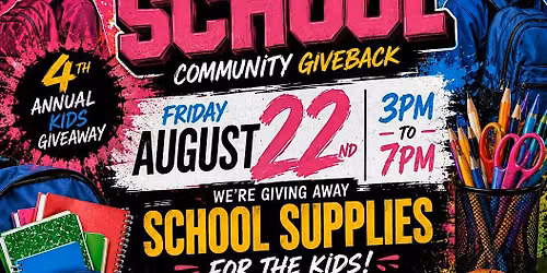 Back 2 School Community Give Back