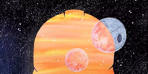 Blacklight Paint and Sip: Dark Tide