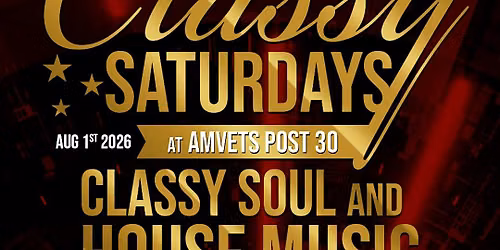 Classy Soul and House Music at AMVETS Post 30
