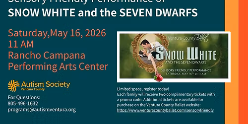 Sensory-Friendly Performance of Snow White and the Seven Dwarfs