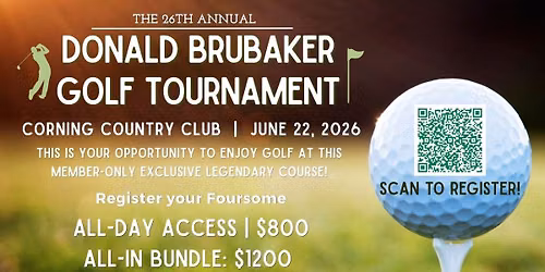 26th Annual Donald Brubaker Golf Tournament