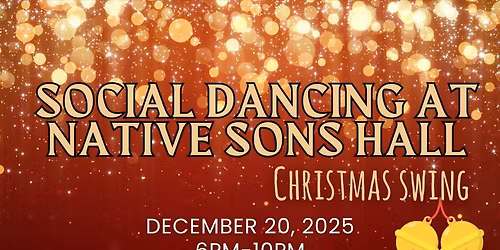 Social dancing at Native Sons Hall