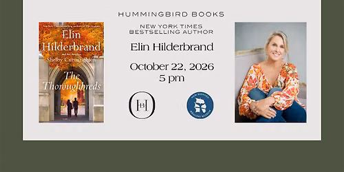 An Evening of Conversation with Elin Hilderbrand (New Bedford) - 5PM