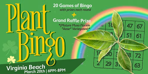 Plant Bingo at Sage Kitchen Virginia Beach