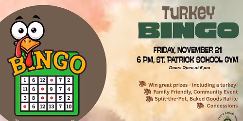 Turkey Bingo