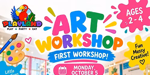 \u2728 Our First Art Workshop is coming to Playland! \u2728
