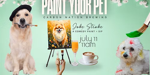 Painting Pets Night, a Comedy Paint and Sip