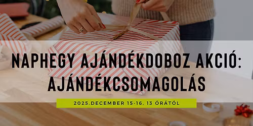 Csomagolj vel\u00fcnk aj\u00e1nd\u00e9kokat! \u2013 Lepj meg egy gyerk\u0151c\u00f6t J\u00e1szap\u00e1tiban!