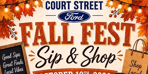 Court Street Ford Fall Sip and Shop