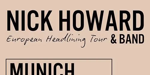 Nick Howard Live in Munich