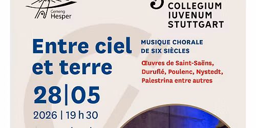 Concert KNABENCHOR STUTTGART : Entre ciel et terre