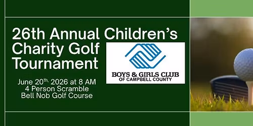 26th Annual Children's Charity Golf Tournament 