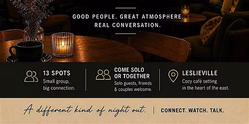 Cozy Cinema Social in Leslieville  | Connection & Conversation (13 Spots)