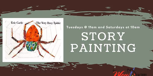 Story Painting: The Very Busy Spider
