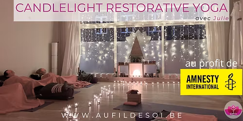 Candlelight Restorative Yoga pour Amnesty