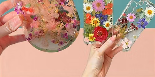 BRSHES, Summer - Inspired Pressed Flower Epoxy Resin Workshop. Edinburgh
