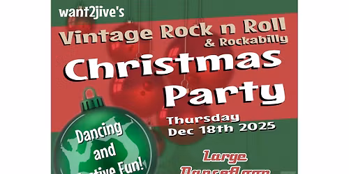 Want2Jive 2025 Christmas Party