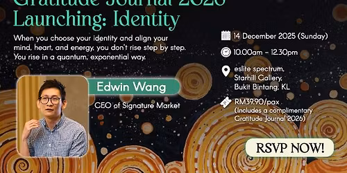 [Gratitude Journal 2026 Launching: Identity] Identity 2026: Live as the One You\u2019re Becoming