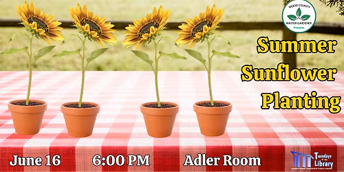 Tuesdays at the Library: Summer Sunflower Planting