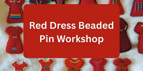 Red Dress Beaded Pin Workshop