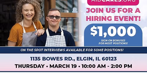 AID Hiring Event (Elgin)
