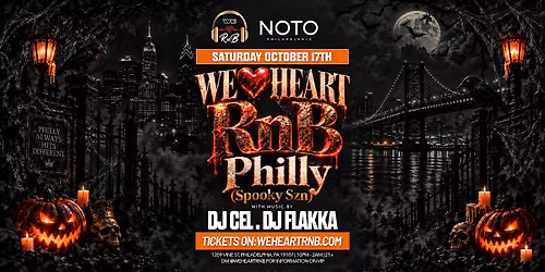 We Heart RnB Philly (Spooky Szn Edition)
