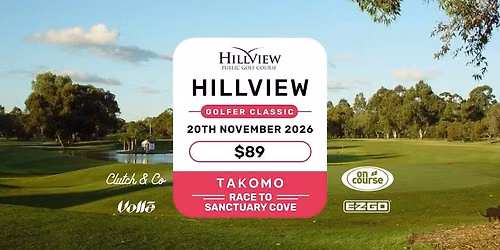 Hillview Golf Club Golfer Classic