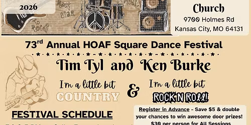 2026 HOAF Square Dance Festival with Tim Tyl and Ken Burke