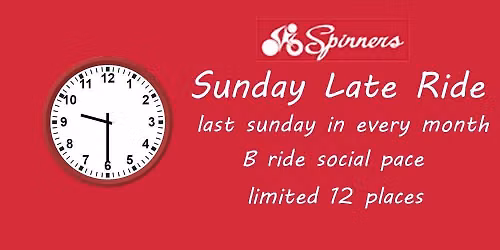 Return of the Sunday Late Ride