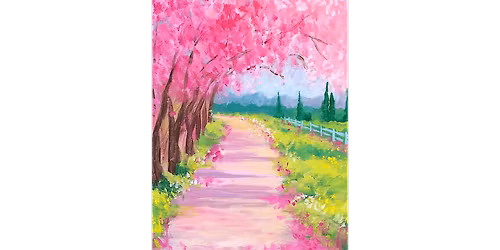 Pink Blossom Walk - Paint and Sip in Orlando | Classpop!\u2122