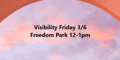 Visibility Friday at Freedom Park Auburn NY