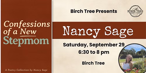 Poetry book club with author Nancy Sage