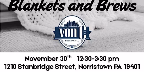  Chunky Knit Blanket Workshop at Von C Brewing Co.