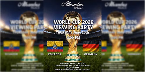Ecuador vs. Germany World Cup Watch Party